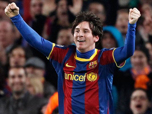 Champions League - Messi marca el primero (1-0)