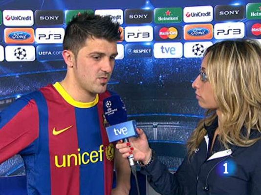 Champions League - Villa: "No deberíamos sufrir tanto"