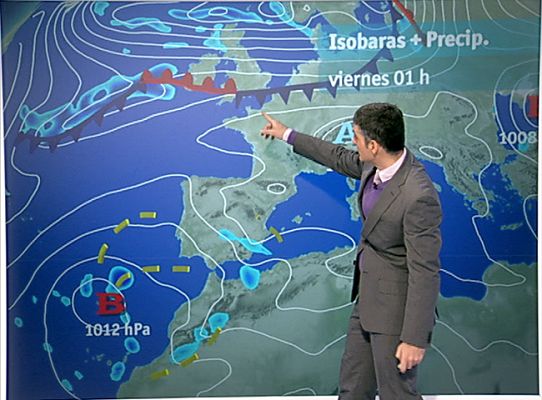 El tiempo - Precipitaciones localmente fuertes