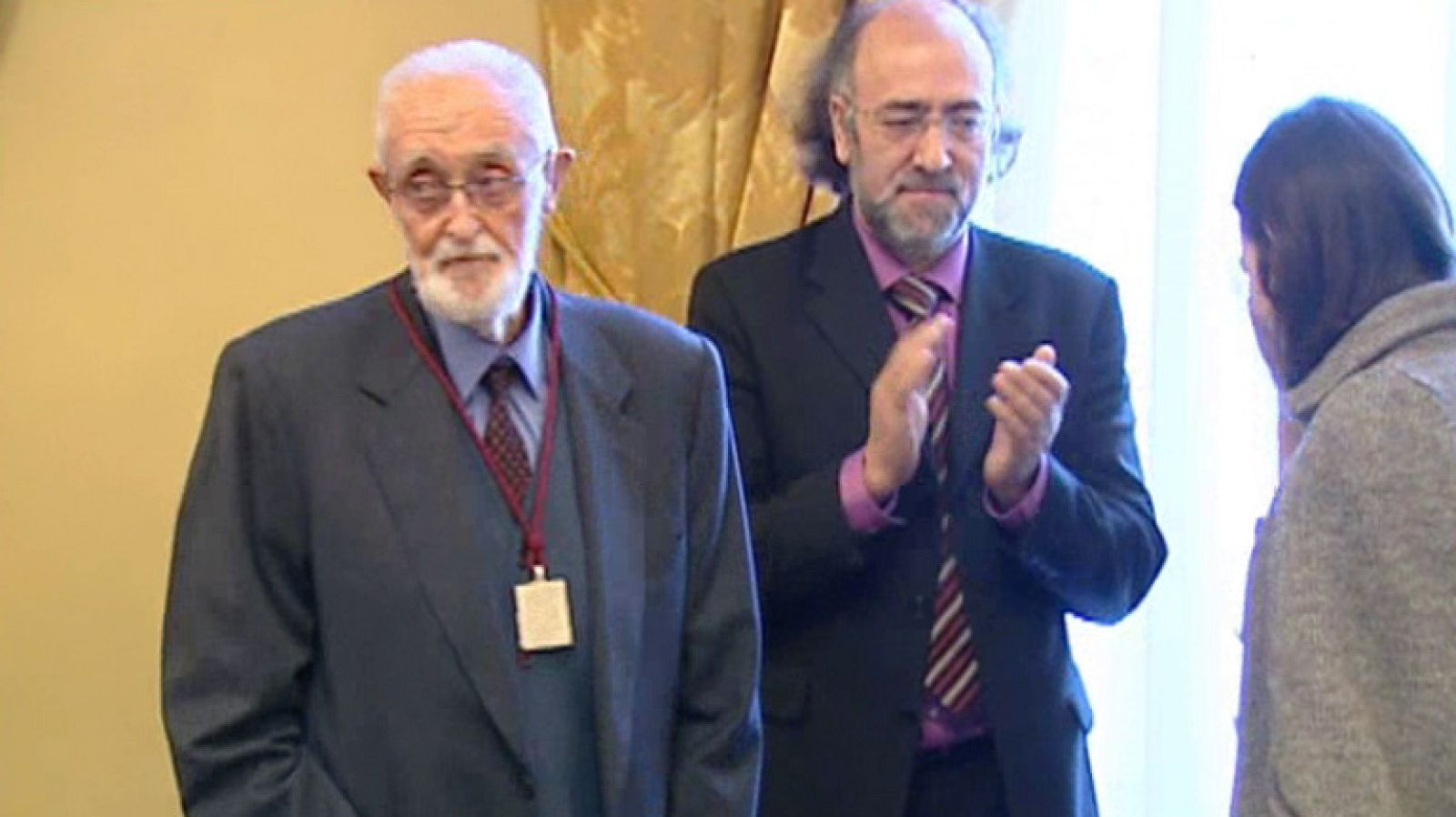 José Luis Sampedro ha recibido hoy la orden de las artes y las letras de España