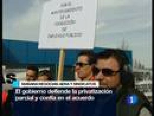 Telediario 1 - Telediario 2 en 4' - 09/03/11