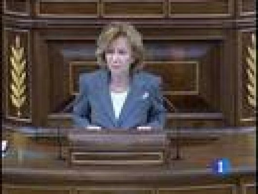 Telediario 1 - La reestructuración de las cajas