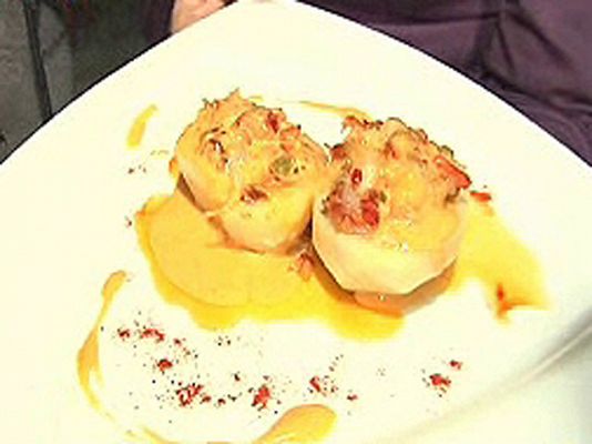 Patatas rellenas de bacalao