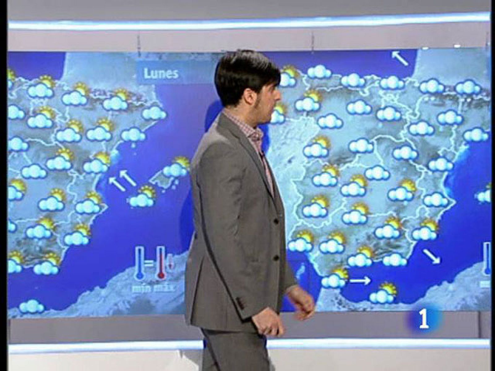 Cielos cubiertos con importantes precipitaciones, sobre todo, en Cataluña