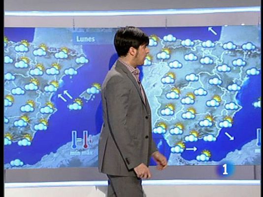 El tiempo - Cielos cubiertos con importantes precipitaciones, sobre todo, en Cataluña