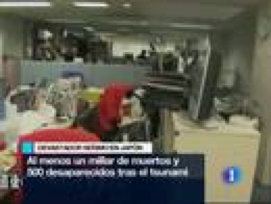 Telediario 2 en 4' - 11/03/11