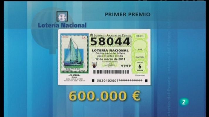 Loterías - Lotería diaria - 12/03/11