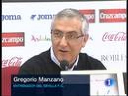 Telediario 1 - Un año más, el Sevilla pone a prueba al Barcelona