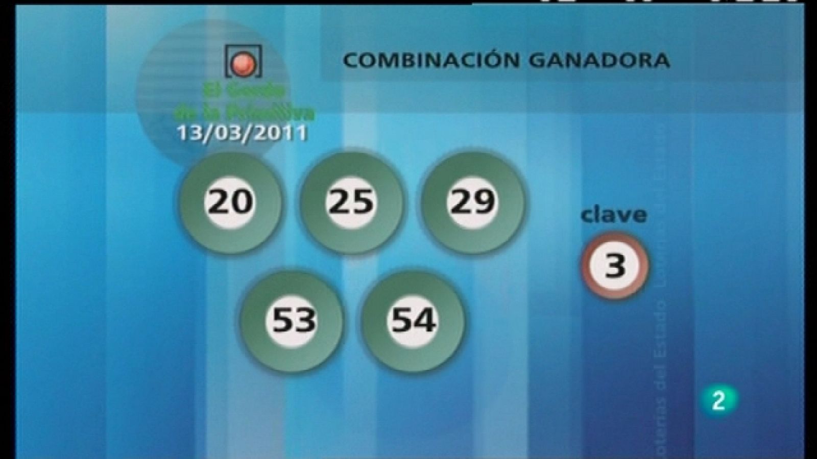 Loterías: Lotería diaria - 13/03/11 | RTVE Play