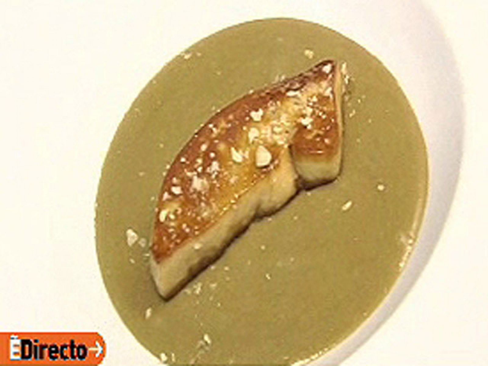España Directo - Crema de lentejas con foie