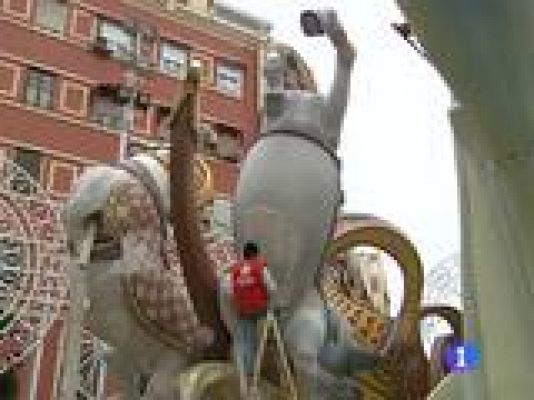 Fallas - Cae el remate de una falla