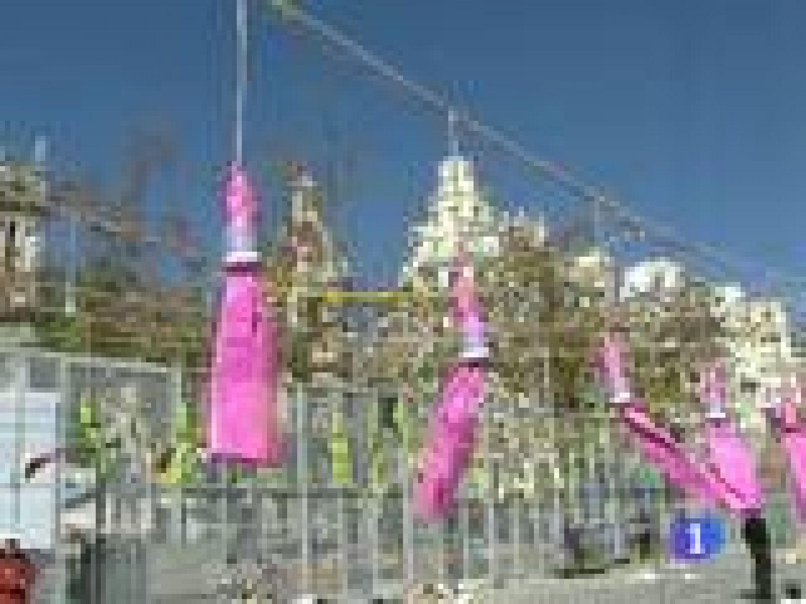 Mascletà con material reciclable | Ver