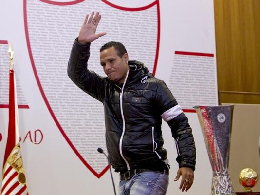 Telediario 1 - Luis Fabiano, Sevilla en el corazón