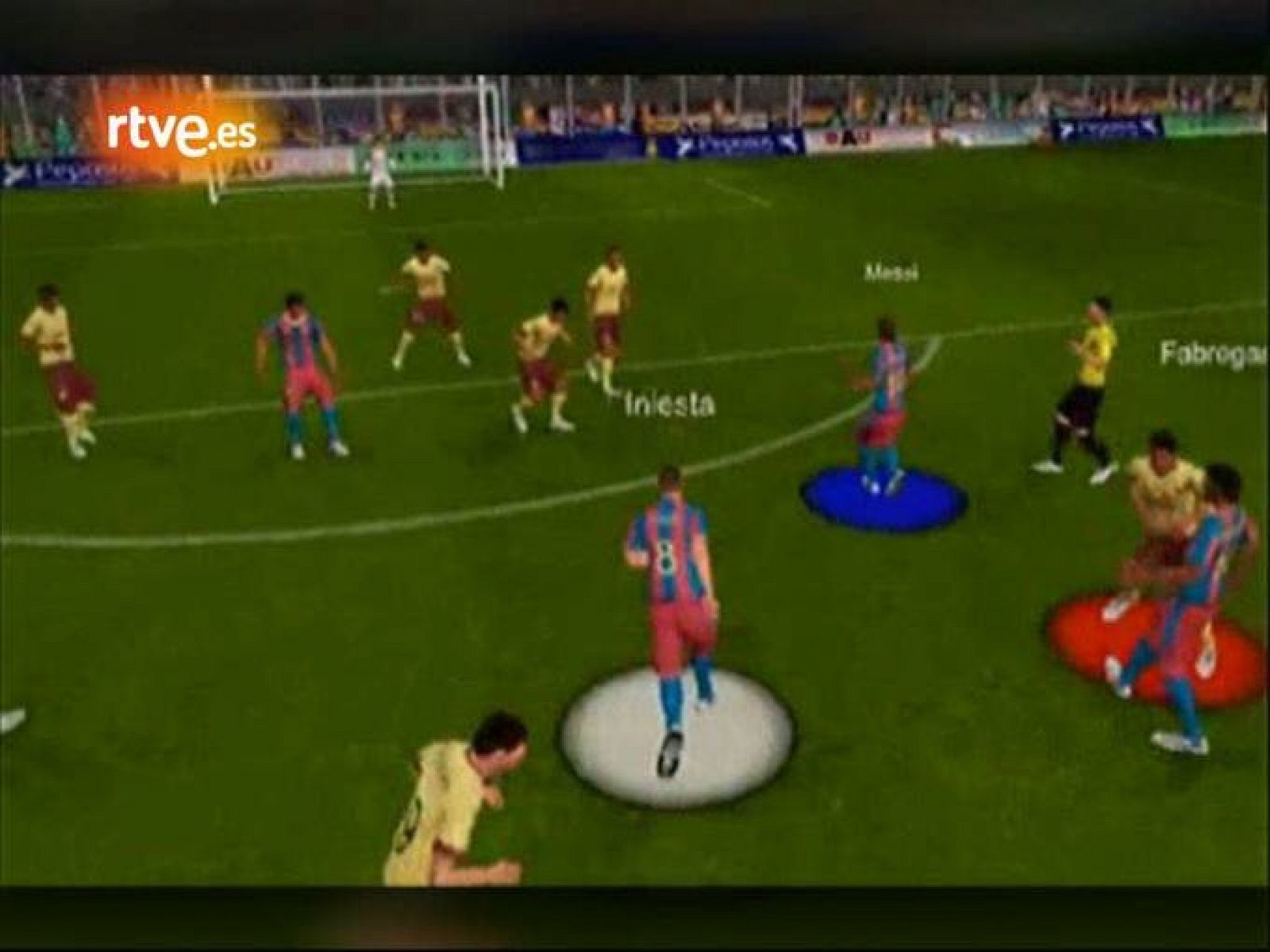  Messi marca al Arsenal, en 3D