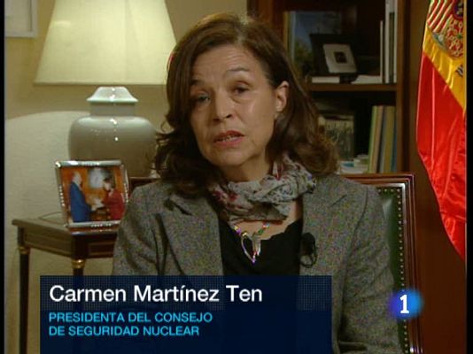 Telediario 1 - La Presidenta del Consejo de Seguridad Nuclear: "España no es Japón"