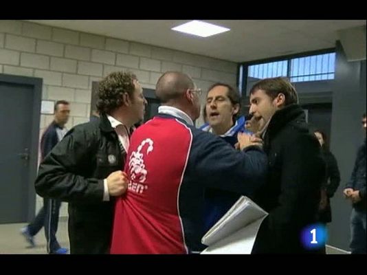 Telediario 1 - El enfado de un entrenador con su exequipo