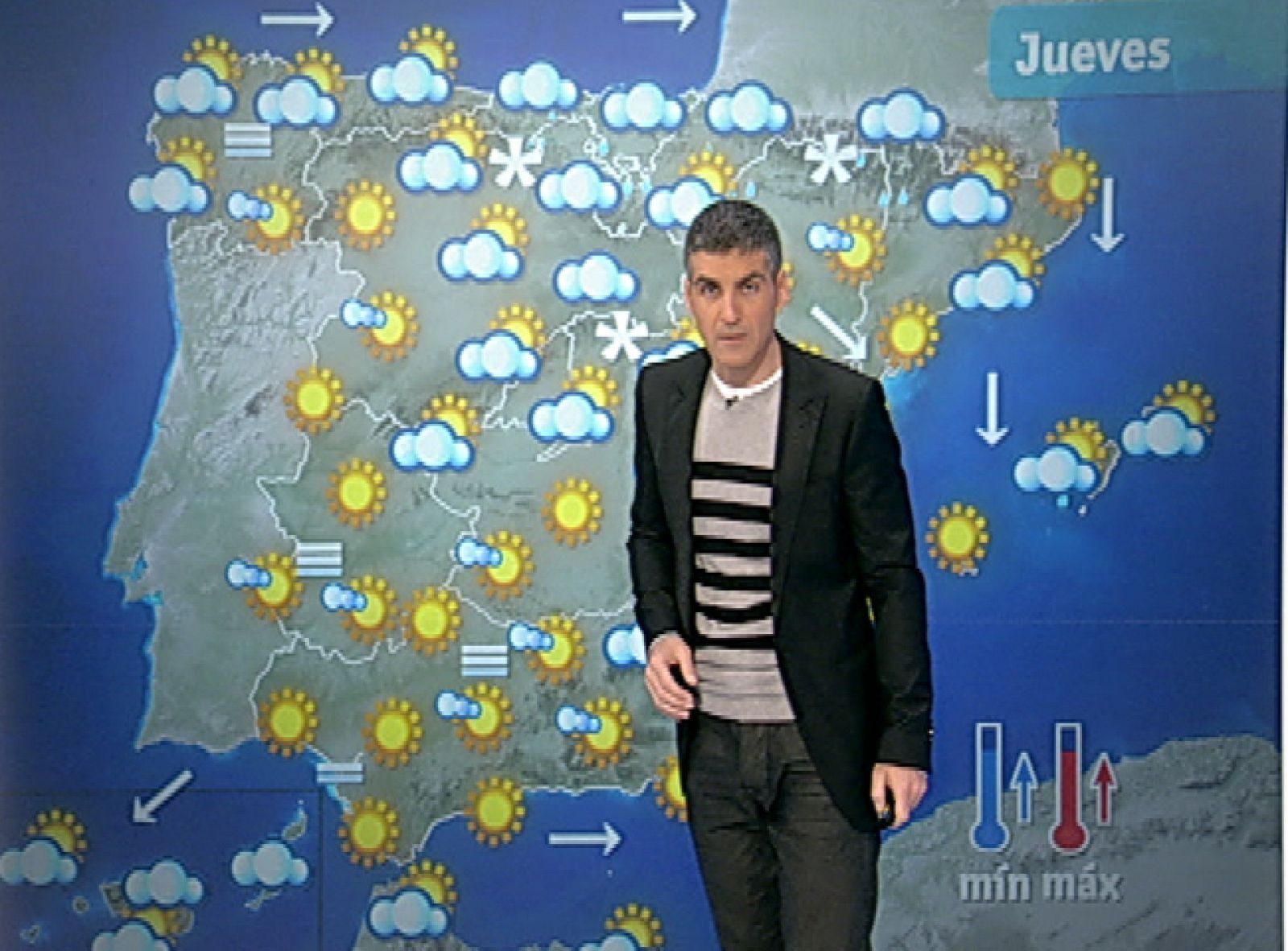 Nevadas en el norte y centro peninsular con tendencia a remitir