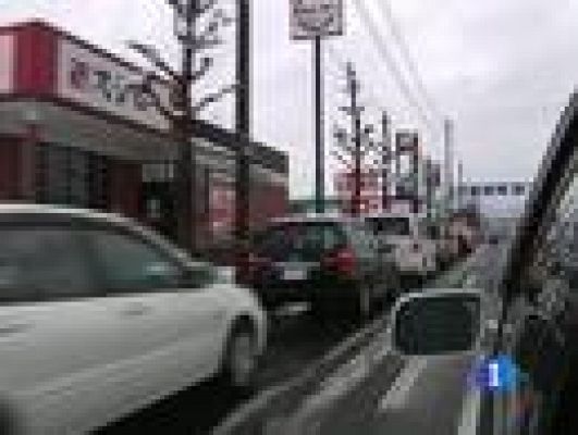 Telediario 1 - Reparto de arroz en Japón