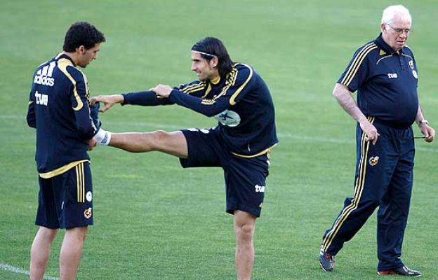 Eurocopa - Primer entrenamiento de España