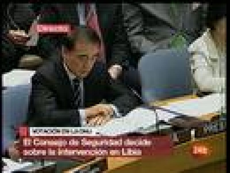 La ONU aprueba la zona de exclusión aérea en Libia - Informativo 24h | Ver