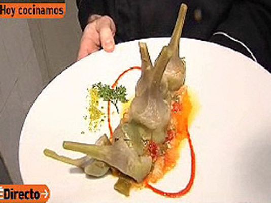 RTVE Cocina - Ajoarriero con alcachofas