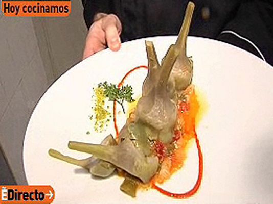 RTVE Cocina - Ajoarriero con alcachofas