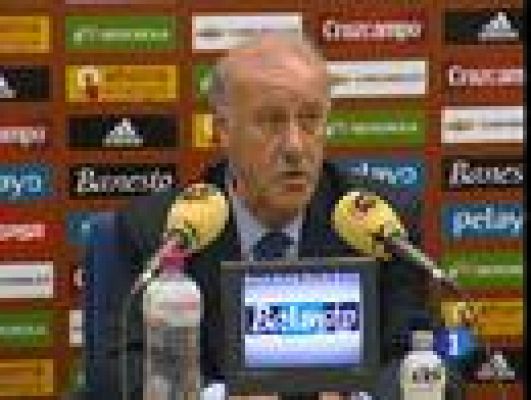 Telediario 1 - Del Bosque pide "concentración"