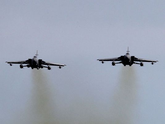 Telediario 1 - La coalición internacional contra Gadafi despliega sus aviones para atacar en las próximas horas