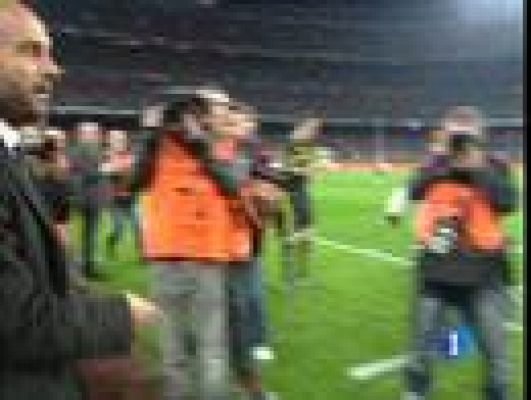 Telediario 1 - El Barça no pisa el freno