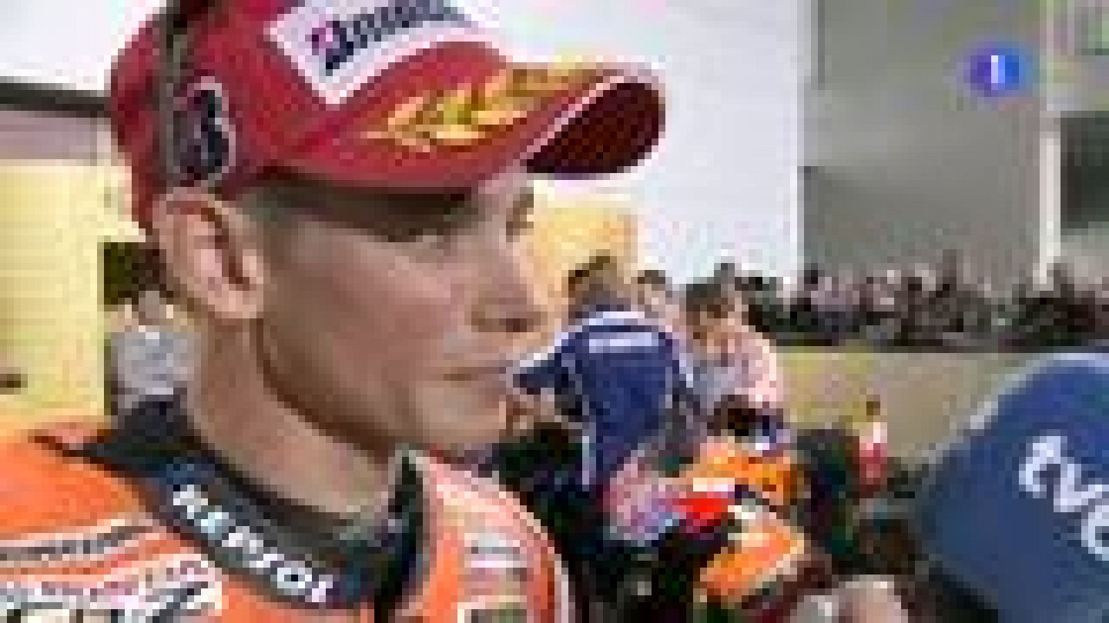 El piloto australiano de Repsol Honda, Casey Stoner, asegura que "no puedo estar más feliz" en su estreno con victoria con Honda.