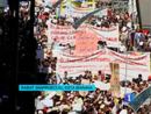 Telediario 1 - Los marroquíes piden más reformas