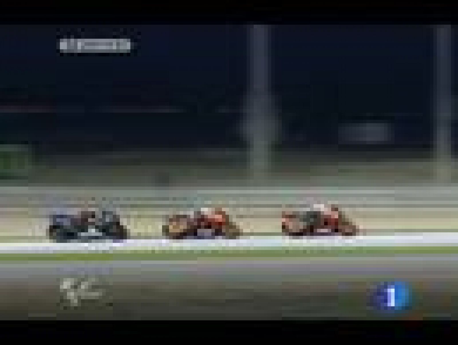 El piloto australiano de Repsol Honda Casey Stoner ha ganado en el circuito catarí de Losail. Jorge Lorenzo ha sido segundo y, Dani Pedrosa, tercero.