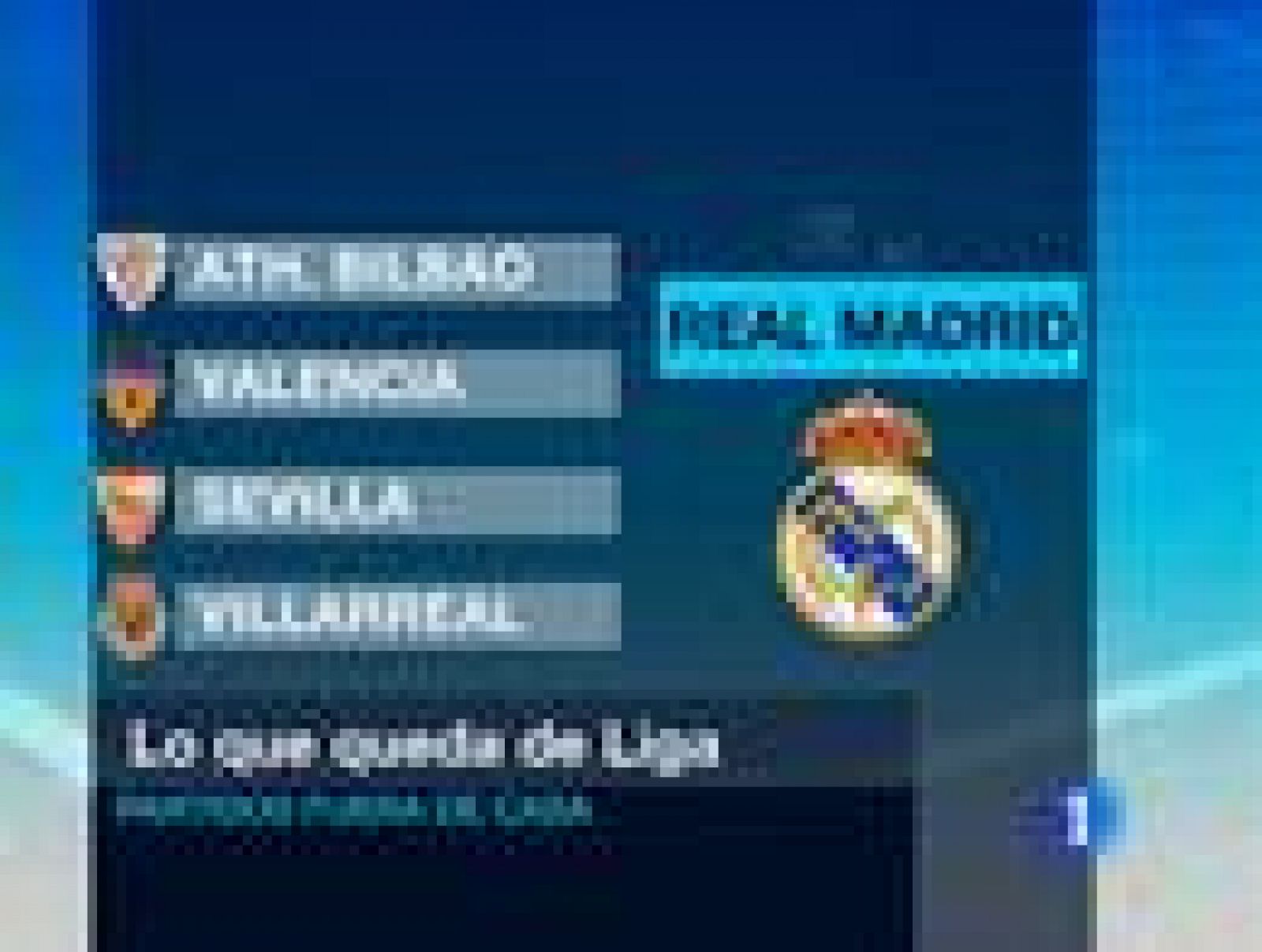 Telediario 1: Al Madrid le queda lo más difícil | RTVE Play
