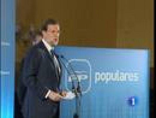 Telediario 1 - Zapatero pedirá al Congreso luz verde para una misión de un mes prorrogable en Libia