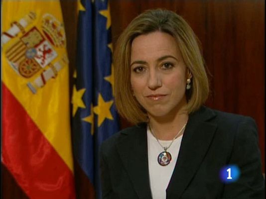 Telediario 1 - Chacón: "Libia no es Irak"