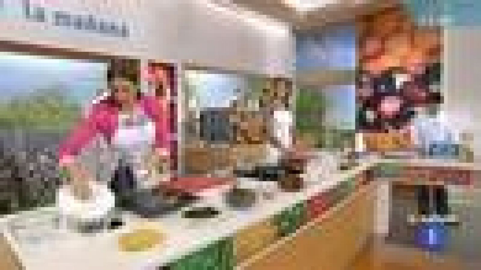 Saber cocinar - Lasaña de espinacas y mejillones con pimientos caramelizados