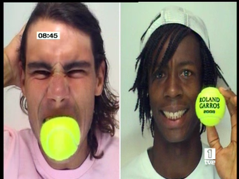 Los jugadores se  divierten en París mientras esperan a que pare de llover 