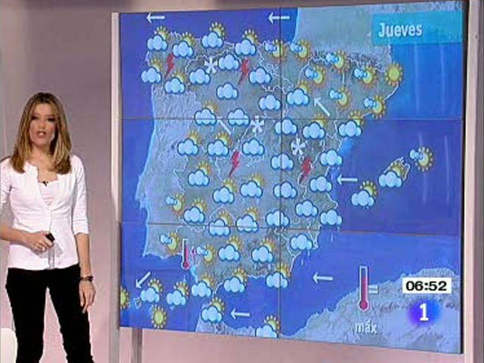 La lluvia será protagonista en un día nublado en todo el país