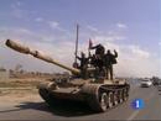 Telediario 1 - Poca experiencia y armamento escaso