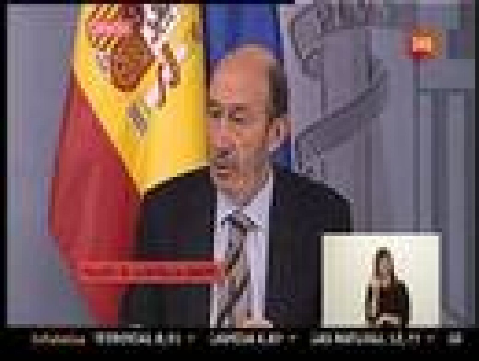 Informativo 24h: Rubalcaba cree que la división en el Supremo sobre Sortu no influirá en el Constitucional | RTVE Play