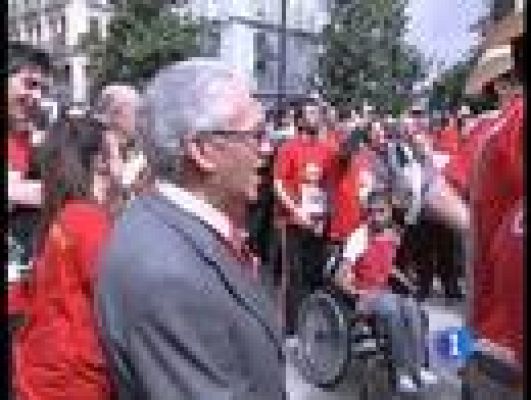 Telediario 1 - Granada se vuelca con la Selección