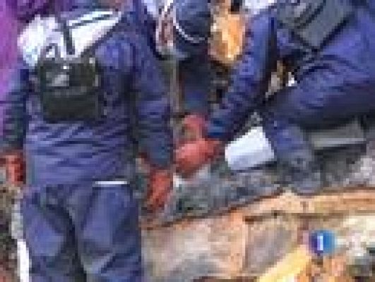 Telediario 1 - Las tareas de reconstrucción en Jap