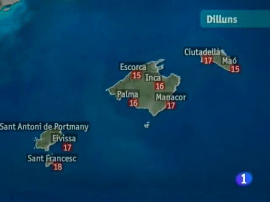 Informatiu Balear - El temps a les Illes Balears - 28/03/11