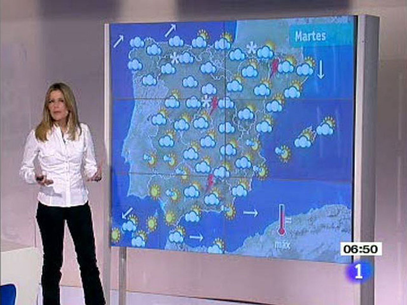 Persisten las lluvias en el norte y el centro de España