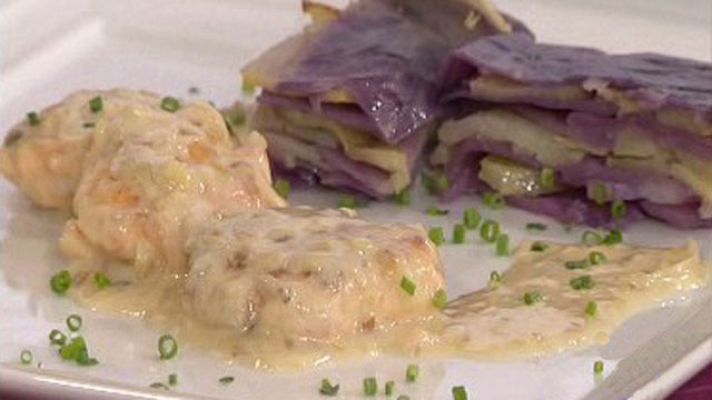 RTVE Cocina - Filetes rusos de salmón con lasaña