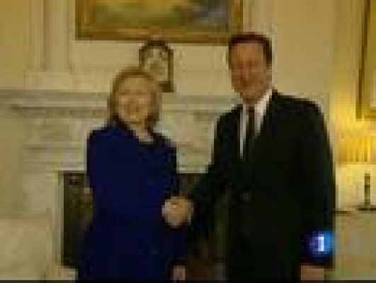 Telediario 1 - El futuro de Libia pasa por Londres