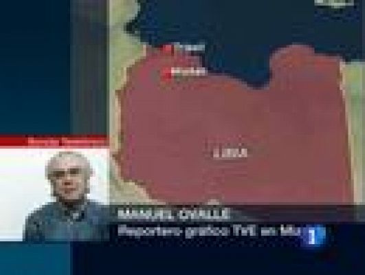 Telediario 1 - Periodistas tiroteados en Libia
