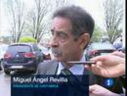 Telediario 1 - Reacciones de los presidentes autonómicos de las cajas de Banco Base ante el riesgo de colapso de la fusión