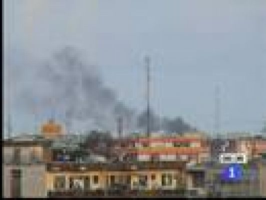 Telediario 1 - Outtara cerca a Gbagbo en Abiyán