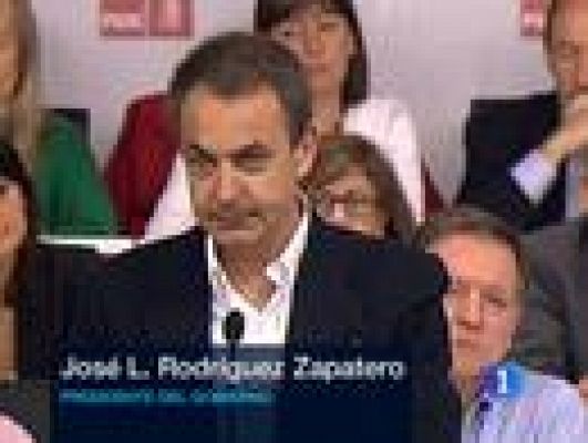 Telediario 1 - Rodriguez Zapatero anuncia que no se presentará a la reelección